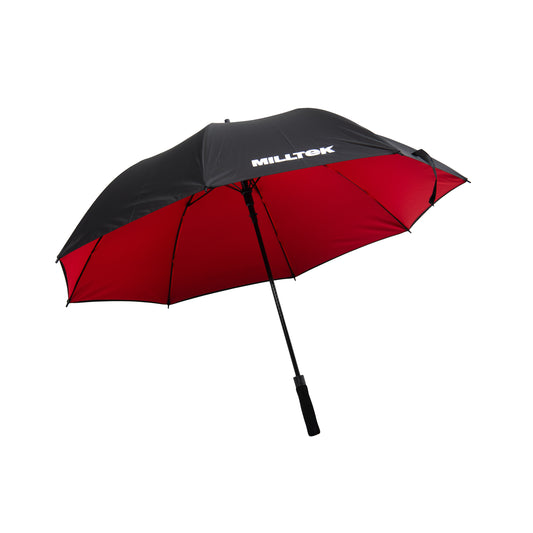 Milltek Black & Red Umbrella
