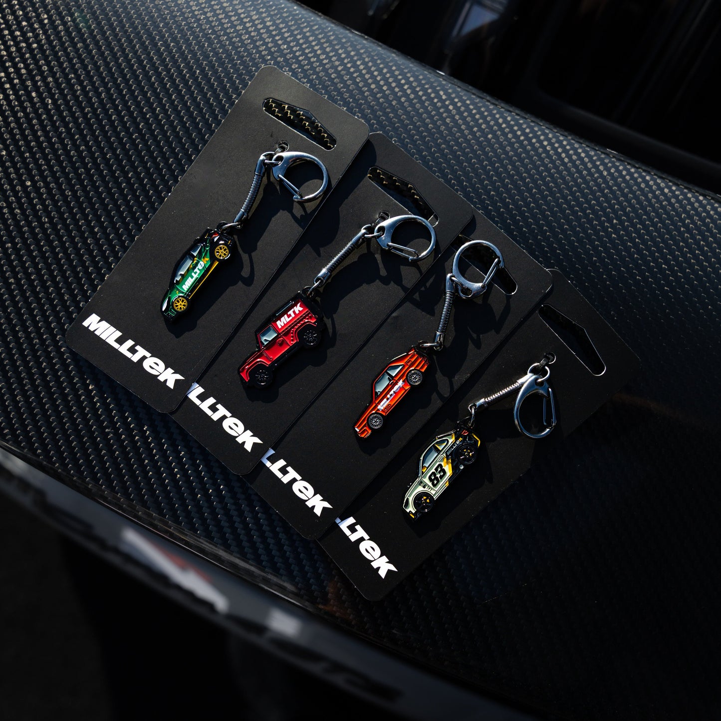Limited Edition Milltek Enamel Key Chains