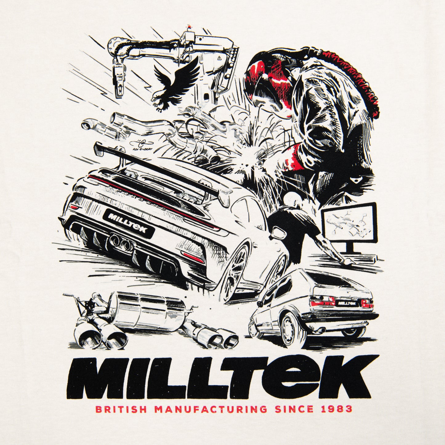 Milltek Bone Tee (Summer Edition)