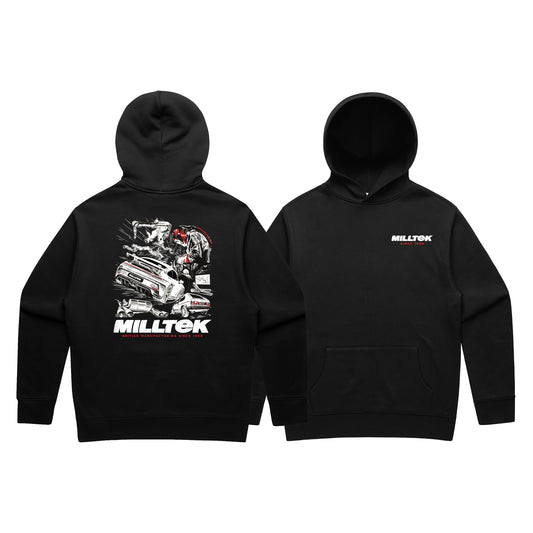 Milltek Black Hoodie (Summer 24 Edition)